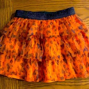 Girls mesh Halloween skirt